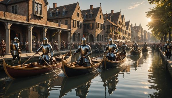 Joutes nautiques et tournois sur les canaux