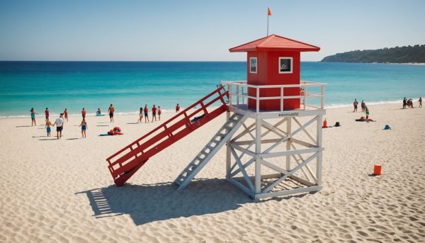 Postes de secours et baignade surveillée